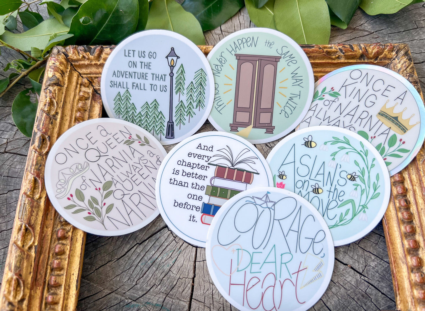 Vinyl STICKER (3 inch) | CS Lewis Chronicles of Narnia | Aslan's on the Move | Water Bottle Laptop Decal | The Lion The Witch & The Wardrobe