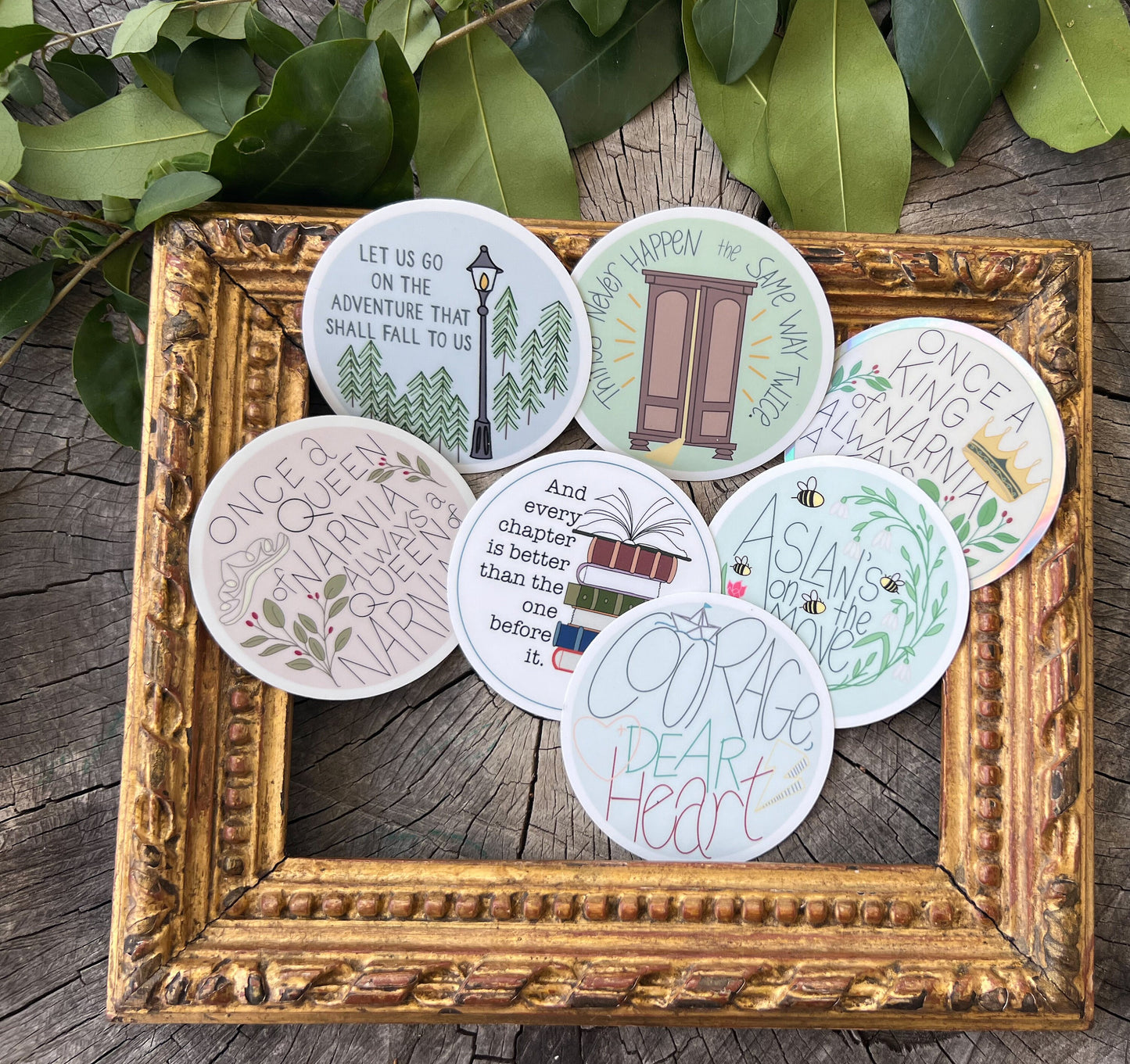 Vinyl STICKER (3 inch) | CS Lewis Chronicles of Narnia | Aslan's on the Move | Water Bottle Laptop Decal | The Lion The Witch & The Wardrobe