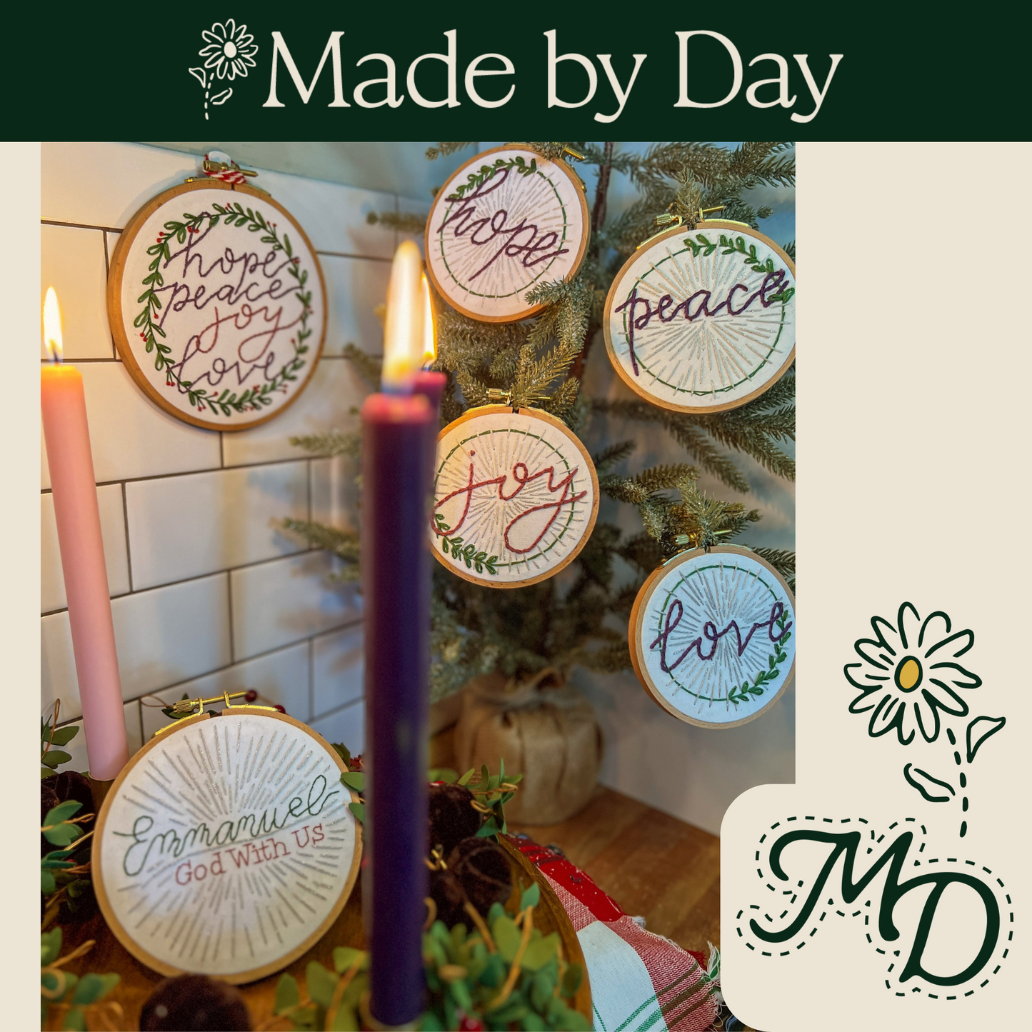 Advent Wreath Ornament Kit