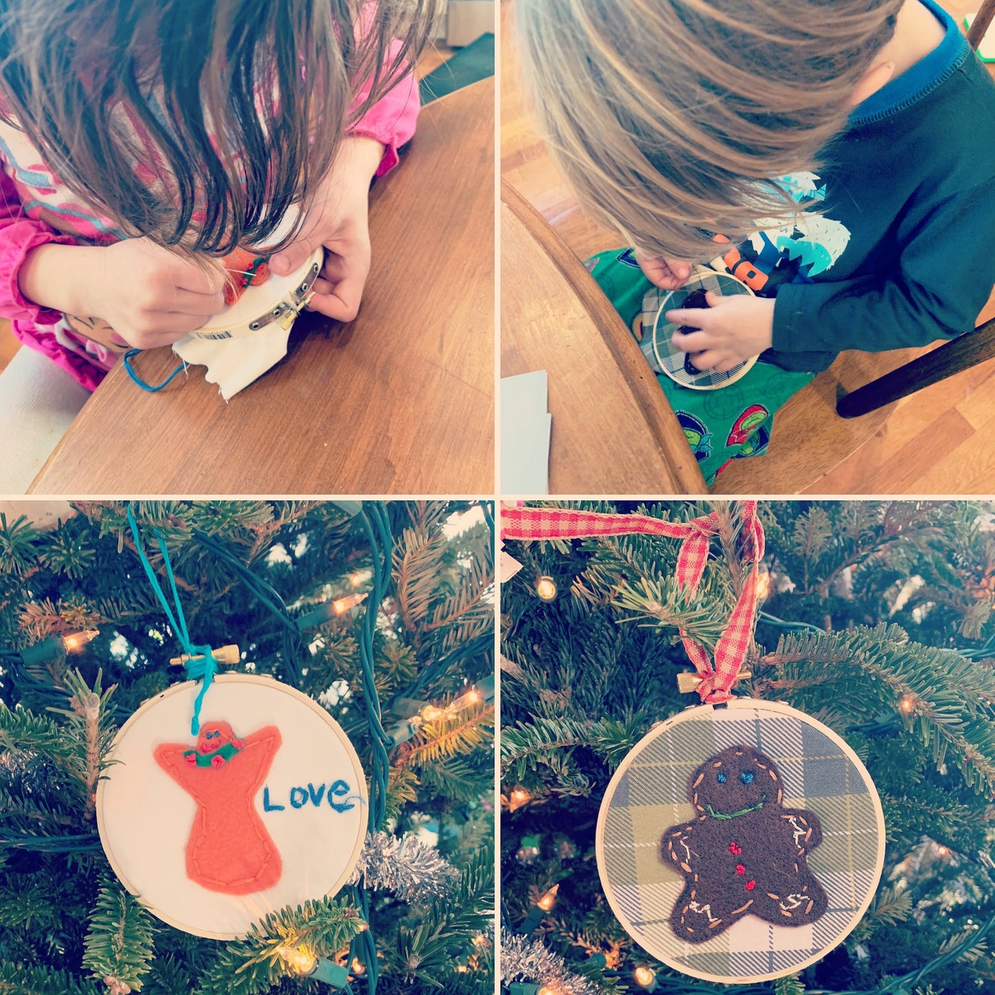 Embroidery for Kids | Handmade Christmas Tree Ornament Craft Kit