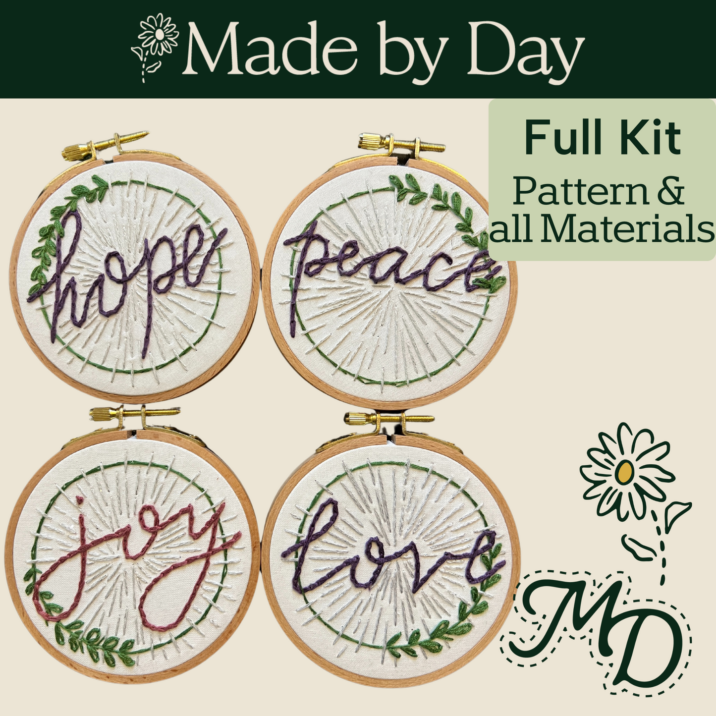 Advent Wreath Ornament Kit